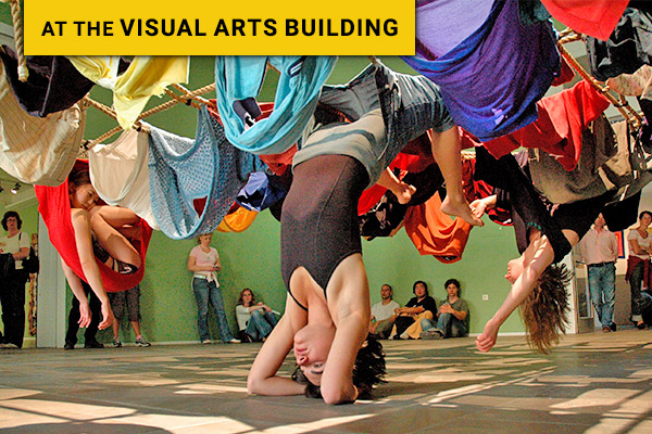 Trisha Brown's Floor of the Forest at University of Iowa Visual Arts Building