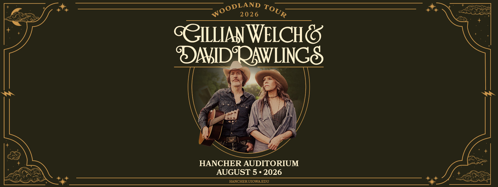 Gillian Welch and David Rawlings on the Woodland Tour 2026