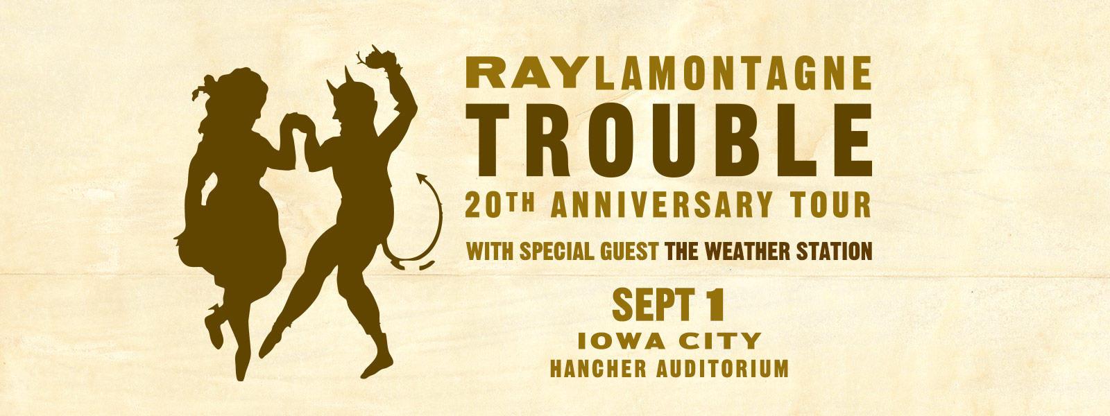 Ray LaMontagne 'Trouble' 20th Anniversary Tour with special guest The Weather Station Sept 1, 2026