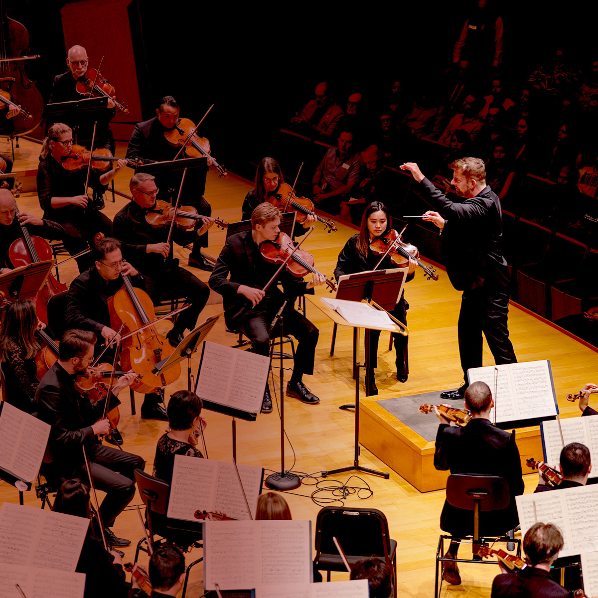 Kansas City Symphony performing on stage