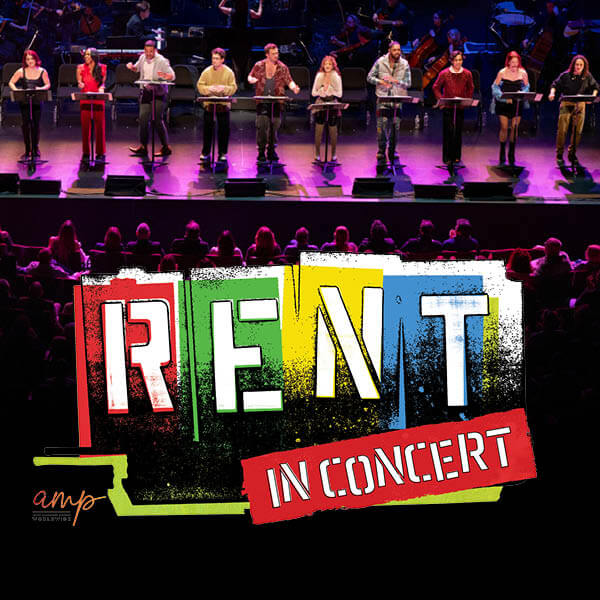 Performers for RENT in Concert on stage