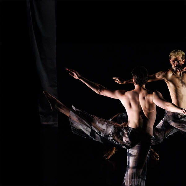 Trisha Brown Dance Company dancing on stage