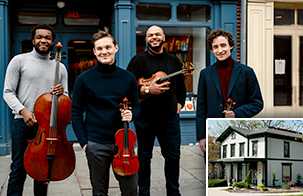 Isidore Quartet at DEY house