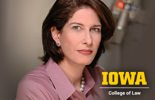 Mara Liasson headshot with UI College of Law logo in lower right corner