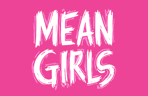 Mean Girls title against pink background