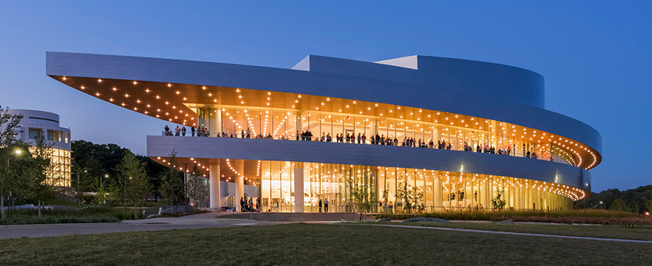 The new University of Iowa Hancher Footbridge is now open in Iowa City