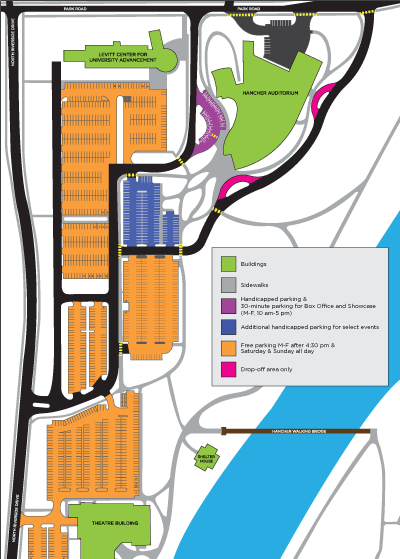 Parking at Hancher Auditorium