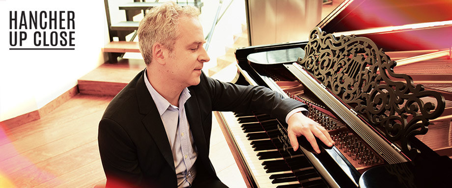 Jeremy Denk, piano Jeremy Denk: Colored photo of Jeremy Denk sitting at a piano